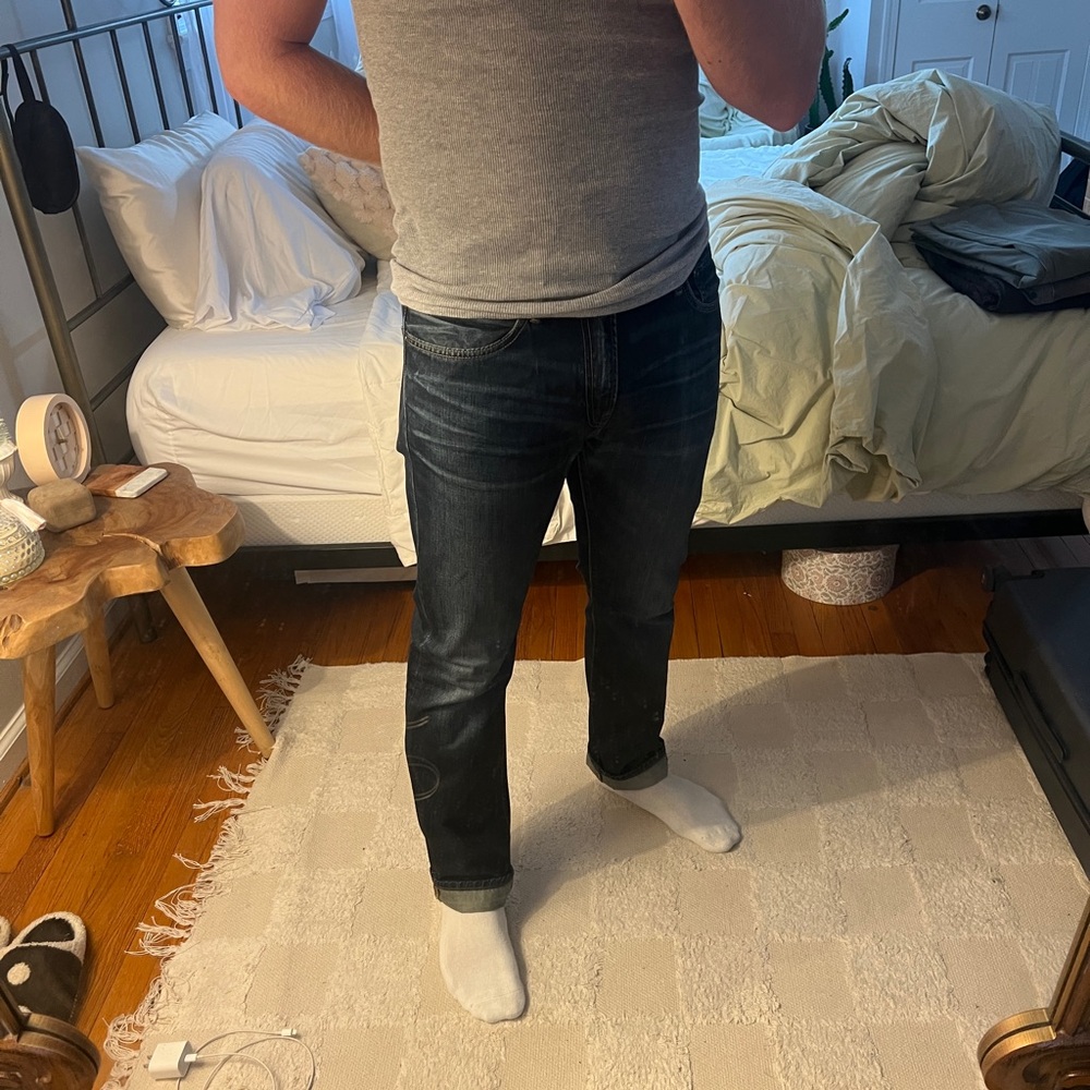 Dark Blue Denim 1969 GAP Men’s Slim Jeans